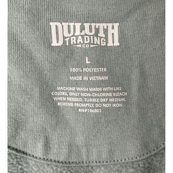 Duluth Vest Full Zip Fleece Jacket Hoodie Women’s Large - Picture 5 of 5